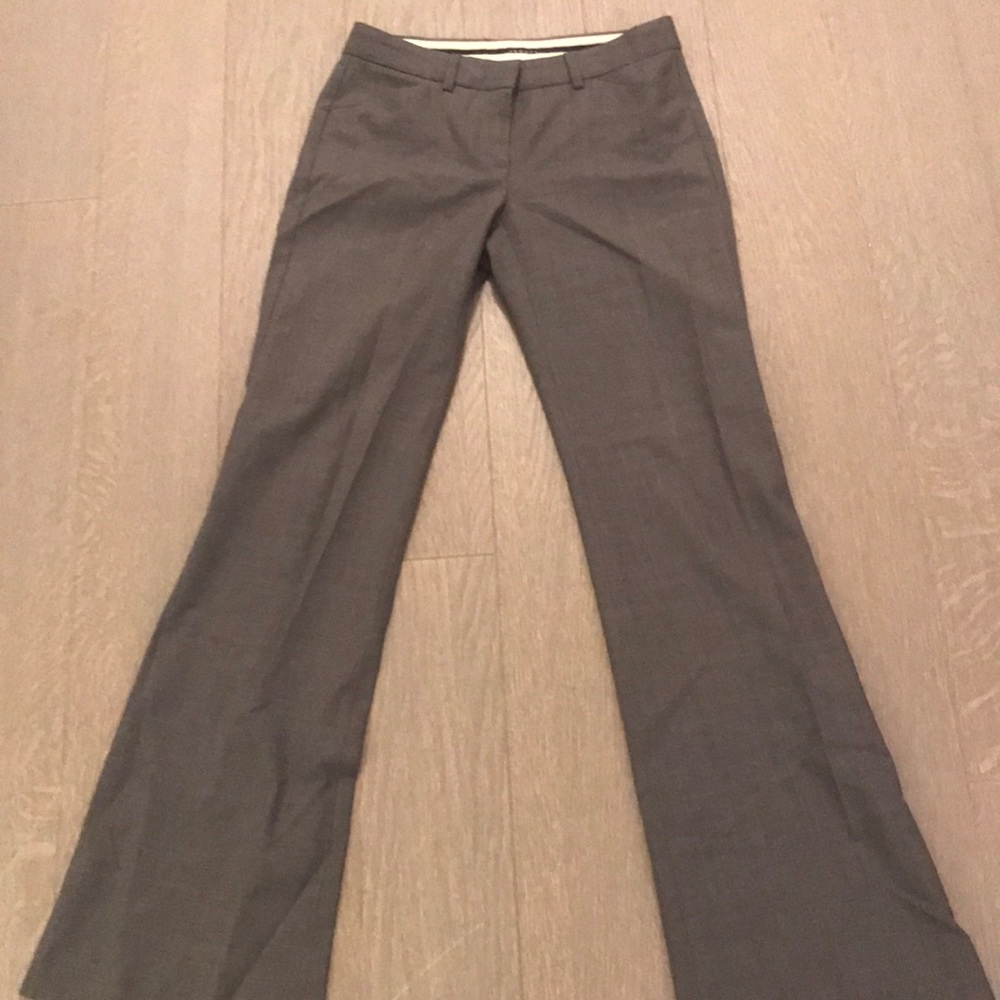Theory grey wool pants